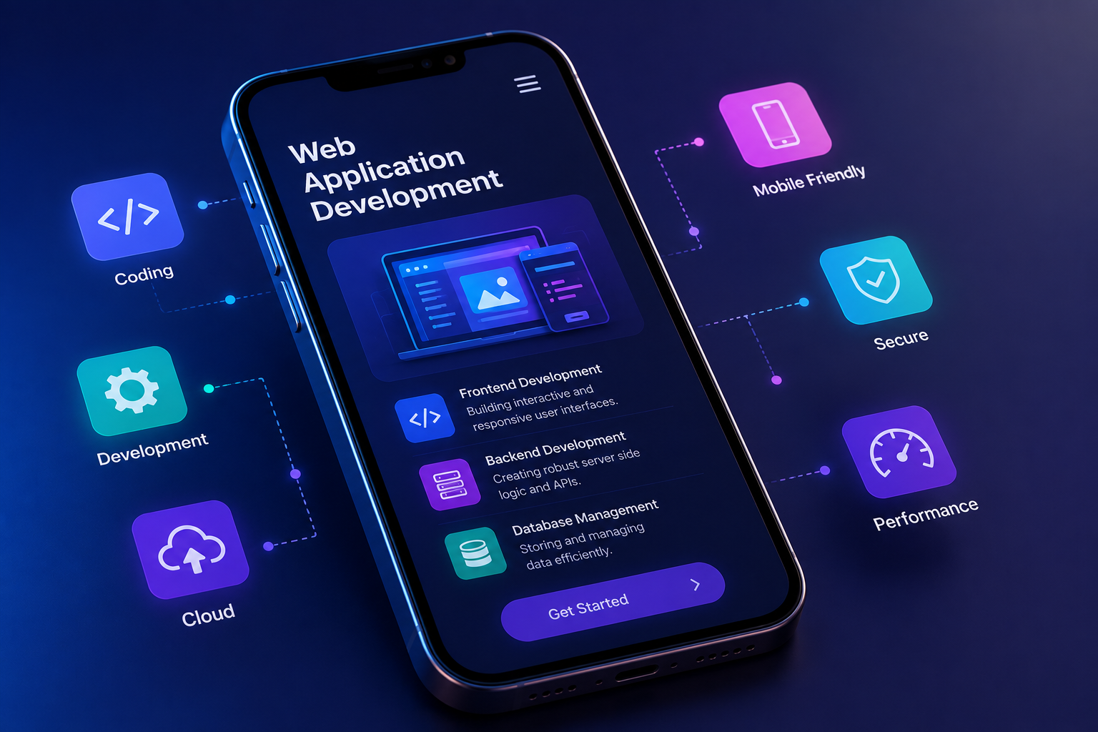 Web Application Development Company in Hyderabad providing custom web application development with frontend, backend, cloud, and mobile-friendly solutions.