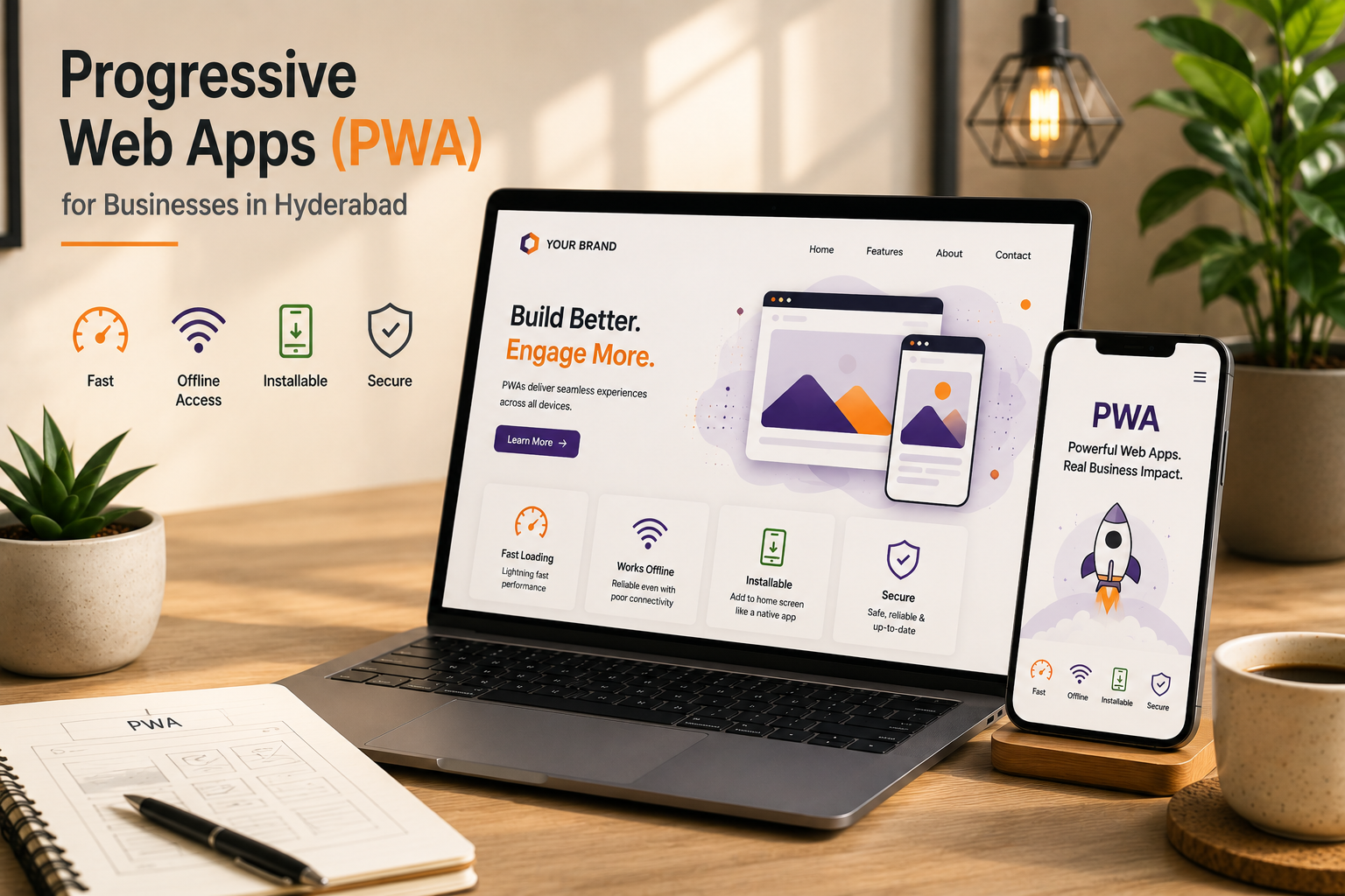 Progressive Web Apps in Hyderabad for businesses with fast, secure, and reliable web experiences